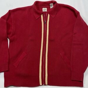 Vintage Gap Full Zip Sweater Retro Oversized Men’s Small Unisex